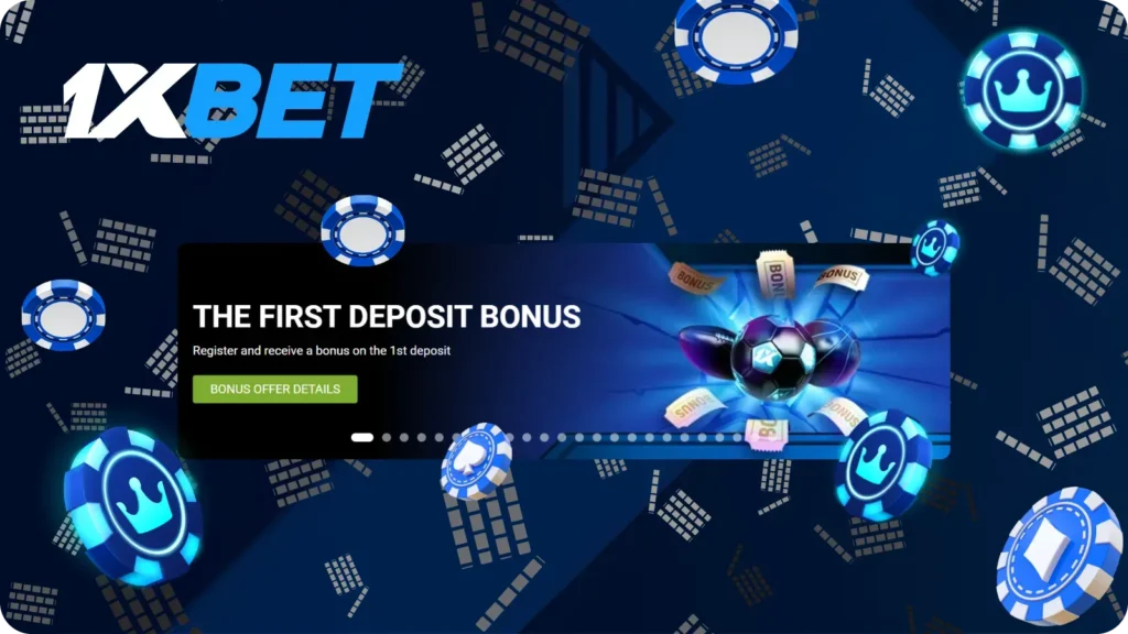 Bonus de bienvenue sur 1xBet lors de l'inscription