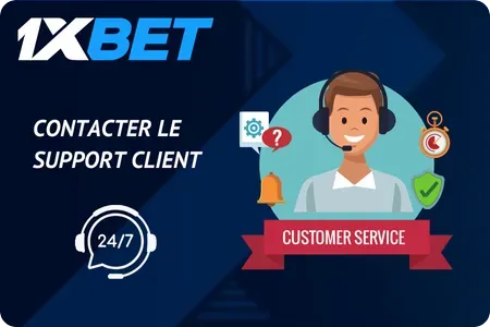 Contactez le support client de 1xBet Afrique