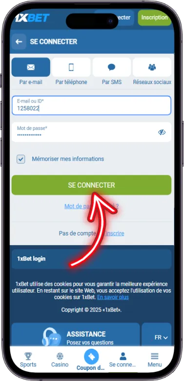 1xbet Accès final