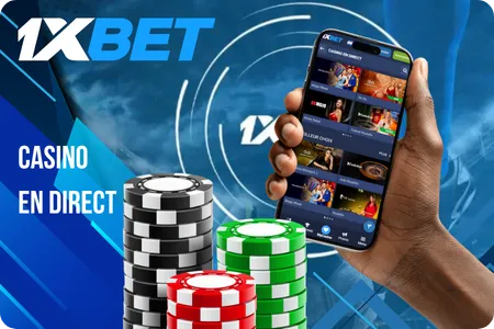 Casino en direct sur 1Xbet