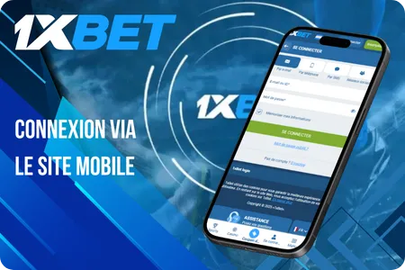 Connexion via le site mobile