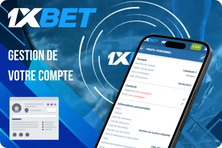 Gestion de votre compte après connexion